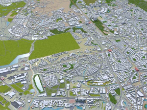 Kuala lumpur city malaysia 30km 3D Model