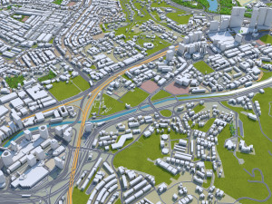 Kuala lumpur city malaysia 30km 3D 모델