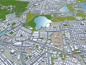 Kuala lumpur city malaysia 30km 3D Model