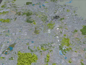 Kuala lumpur city malaysia 30km 3D 모델