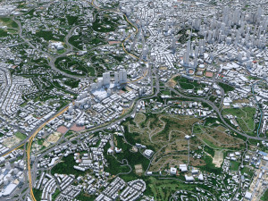 Kuala lumpur city malaysia 30km 3D 모델
