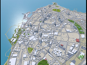 kuwait 200km 3D Model