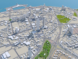kuwait 200km 3D Model