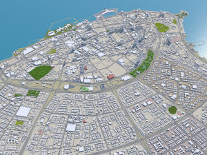 kuwait 200km 3D Model