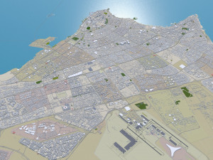 kuwait 200km 3D Model
