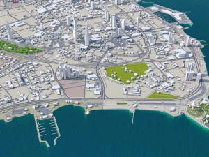 kuwait 200km 3D Model
