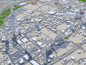 kuwait 200km 3D Model