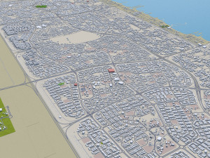 kuwait 200km 3D Model