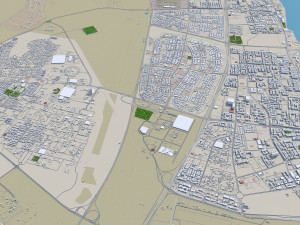 kuwait 200km 3D Model