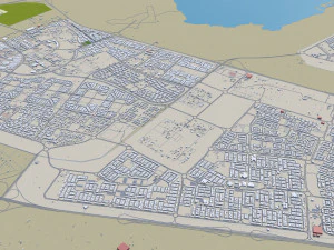 kuwait 200km 3D Model