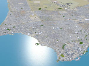 kuwait 200km 3D Model