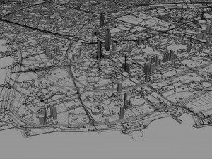 kuwait 200km 3D Model