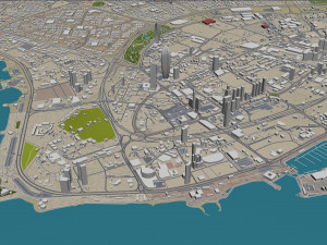 kuwait 200km 3D Model