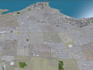 kuwait 200km 3D Model