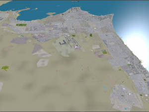 kuwait 200km 3D Model