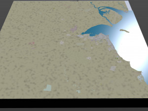 kuwait 200km 3D Model