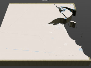 kuwait 200km 3D Model