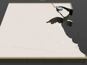 kuwait 200km 3D Model