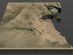 kuwait 200km 3D Model