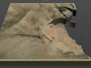 kuwait 200km 3D Model