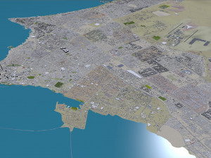 kuwait 200km 3D Model