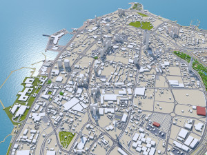 kuwait 200km 3D Model