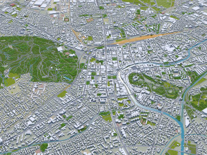 ljubljana city slovenia 50km Modèle 3D