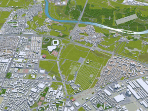 ljubljana city slovenia 50km Modèle 3D
