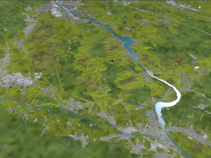 ljubljana city slovenia 50km Modèle 3D