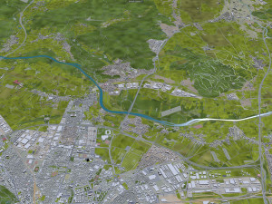 ljubljana city slovenia 50km Modèle 3D