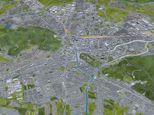 ljubljana city slovenia 50km Modèle 3D