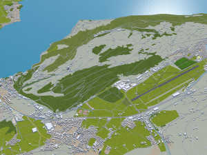 lucerne city switzerland 30km Modelo 3D