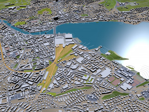 lucerne city switzerland 30km Modelo 3D