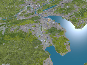 lucerne city switzerland 30km Modelo 3D