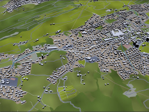 lucerne city switzerland 30km Modelo 3D