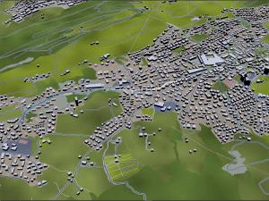 lucerne city switzerland 30km 3D Model
