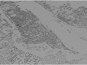 Mainz city germany 40km 3D मॉडल
