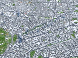 Mexico city mexico 50km Model 3D