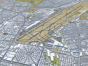 Mexico city mexico 50km Model 3D