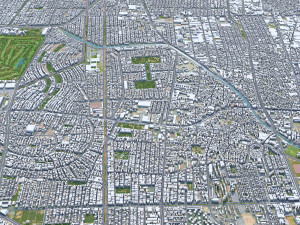 Mexico city mexico 50km Model 3D