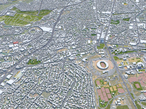 Mexico city mexico 50km Model 3D