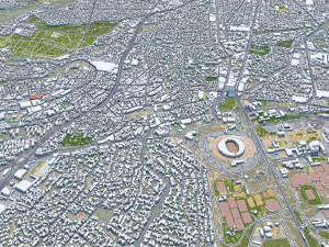Mexico city mexico 50km 3D Model
