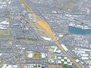 Mexico city mexico 50km Model 3D