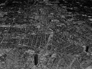 Mexico city mexico 50km 3D Model