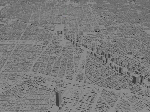 Mexico city mexico 50km 3D Model