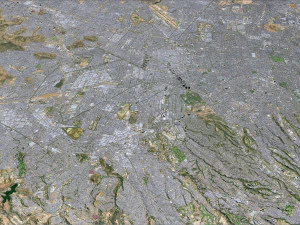 Mexico city mexico 50km 3D Model