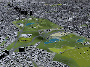 Mexico city mexico 50km 3D Model