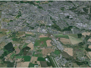 Cidade de Minsk, Bielorr&uacute;ssia, 60 km Modelo 3D