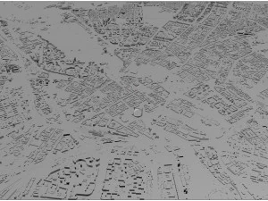 Cidade de Minsk, Bielorr&uacute;ssia, 60 km Modelo 3D