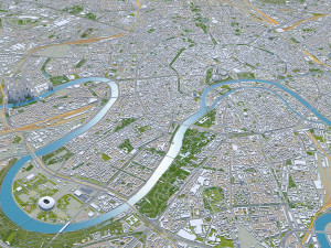 moscow city russia 150km Model 3D